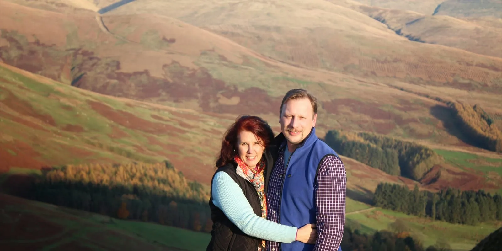 Chris & Lisa Cree in Scotland